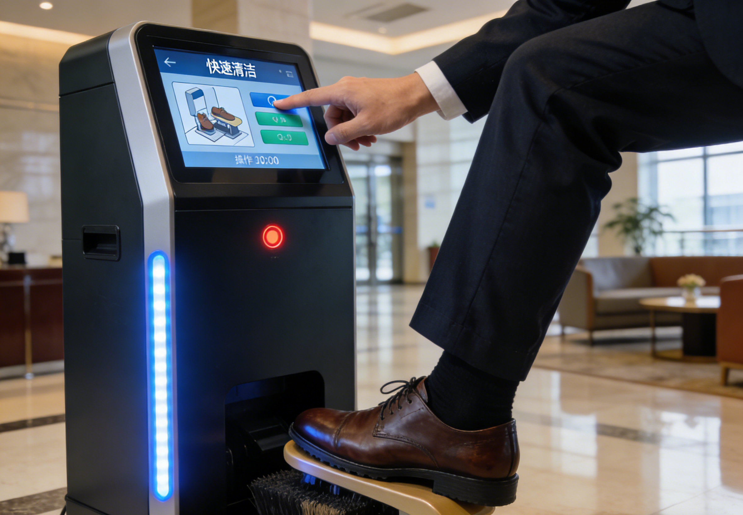 工控一體機在智能擦鞋機中的應(yīng)用