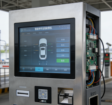 工業一體機在智能停車自助繳費機中的應用
